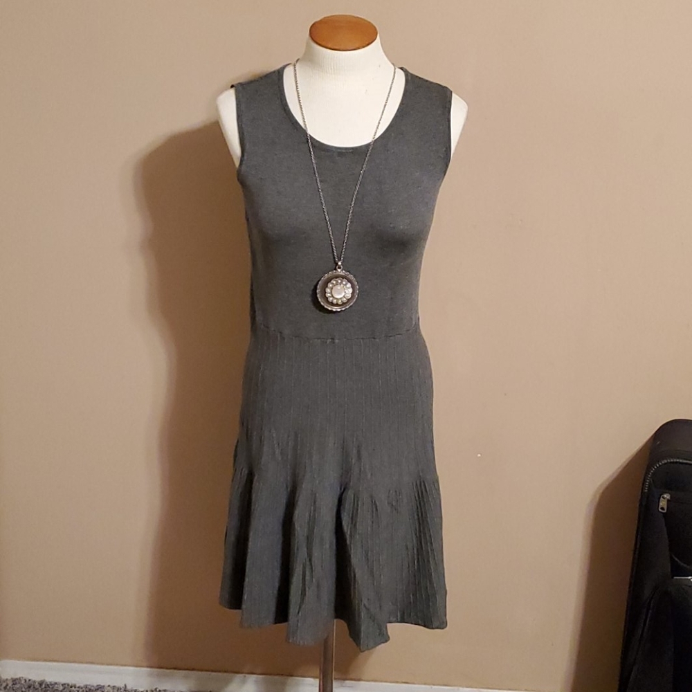 Apt 9 gray tanktop dress size medium